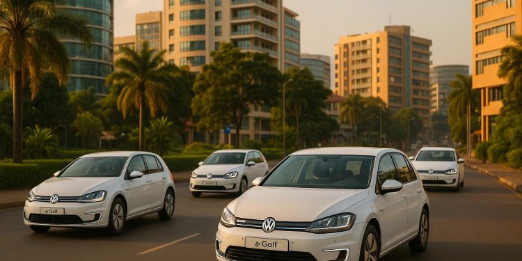 Volkswagen expands Rwanda pilot with more electric e-Golfs on Kigali roads