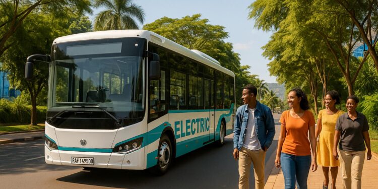 How EV Buses Support Rwanda's Emission Targets