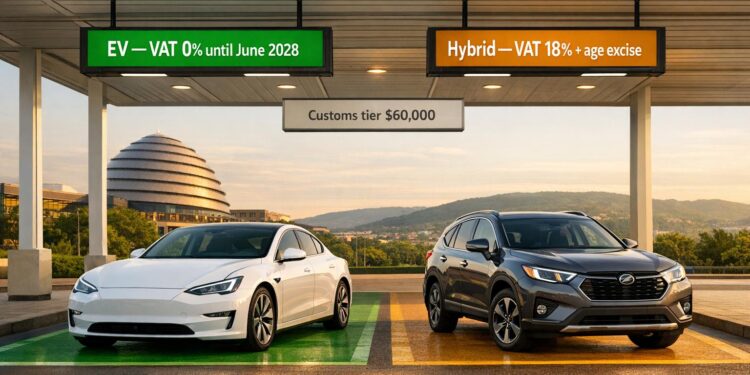 Hybrid and Electric Car Import Rules in Rwanda: What Has Changed in 2026?